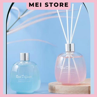 Tinh Dầu Khuếch Tán Thơm Phòng Chai Thủy Tinh Dạng Bầu Scent Diffuser 200ml