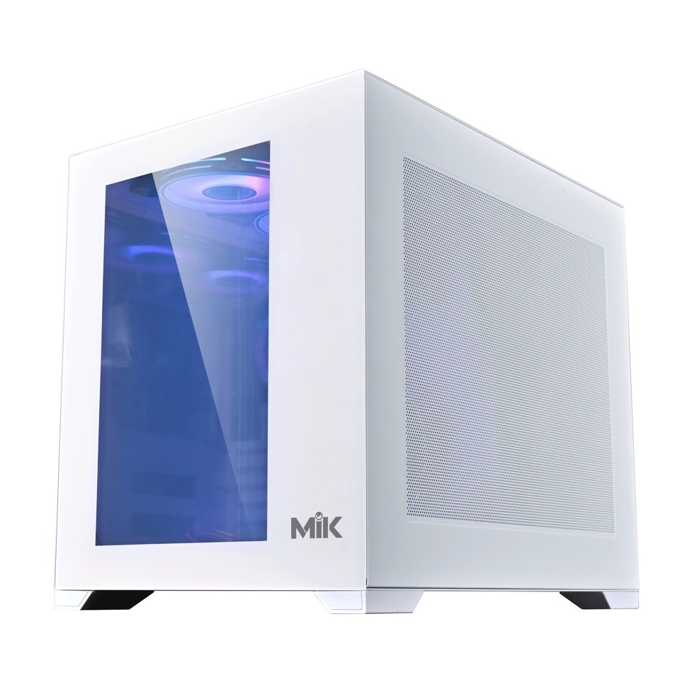 Vỏ Case MIK LV12 - White (iTX, mATX, ATX)