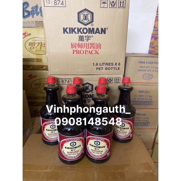 Nước tương kikkoman Propack 1L6