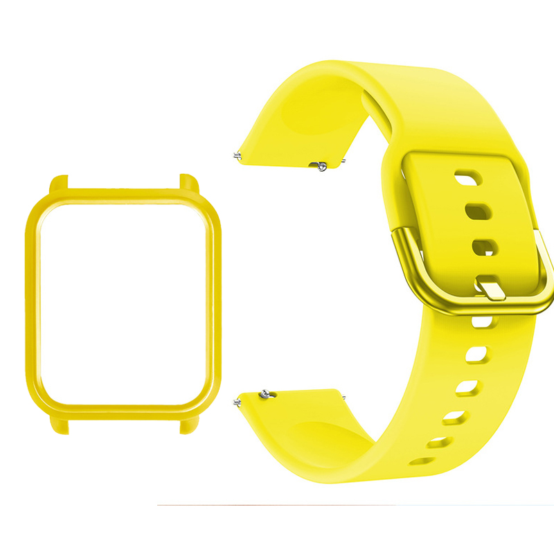YIFILM Ốp bảo vệ kèm dây đeo bằng silicone tpu cho huami amazfit bip u pro /gts 2 mini gts 3