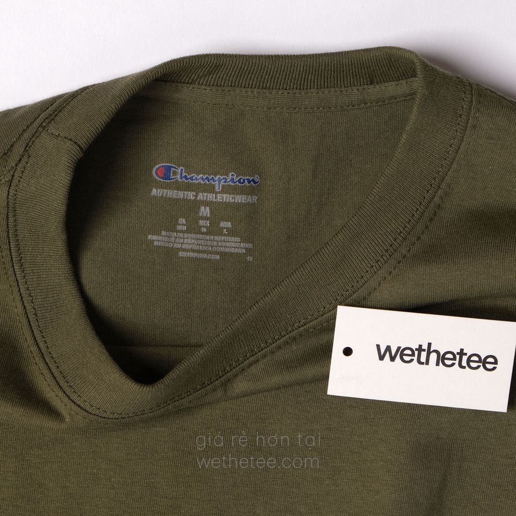 Áo Champion Tagless Basic, Fresh Olive