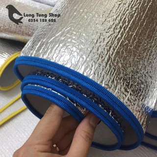 [ Dày 3.5ly - Viền xanh ] Chiếu ngủ trưa văn phòng cá nhân viền xanh dương