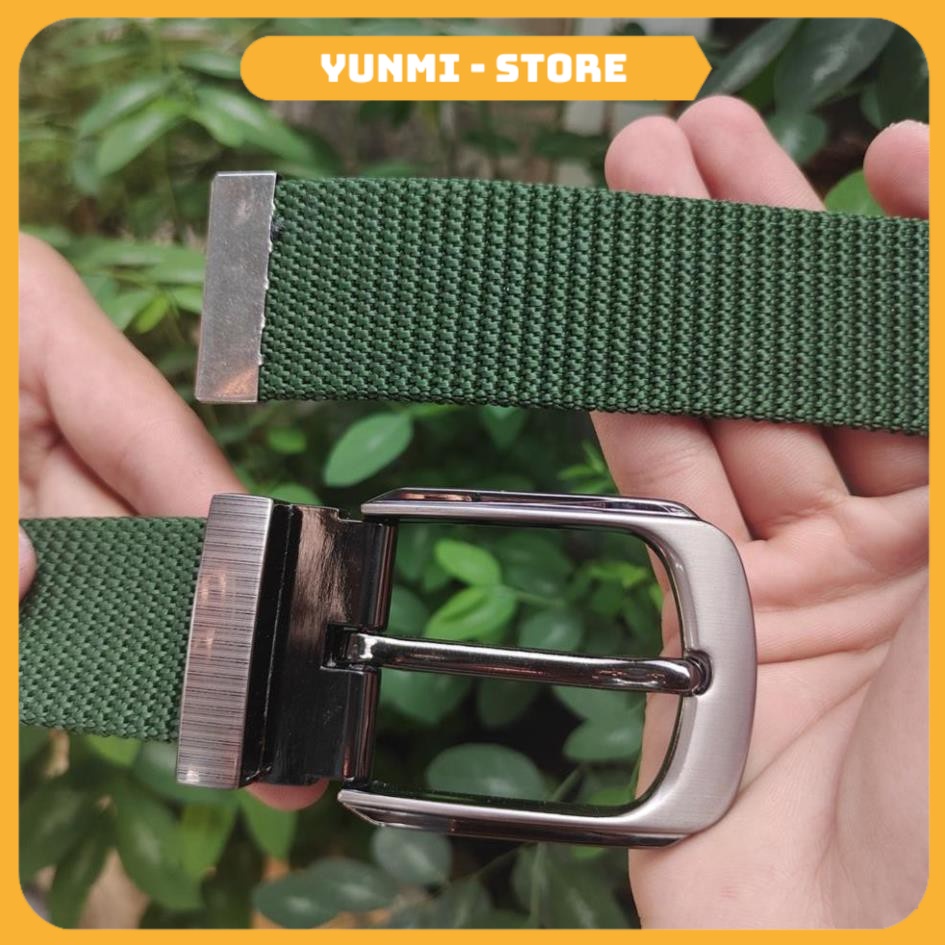 Dây Nịt Nam Vải Dù Siêu Bền Xỏ Lỗ Đóng Khoen, Phong Cách Lính Phù Hợp Với Mọi Lứa Tuổi - BĐ_KIM