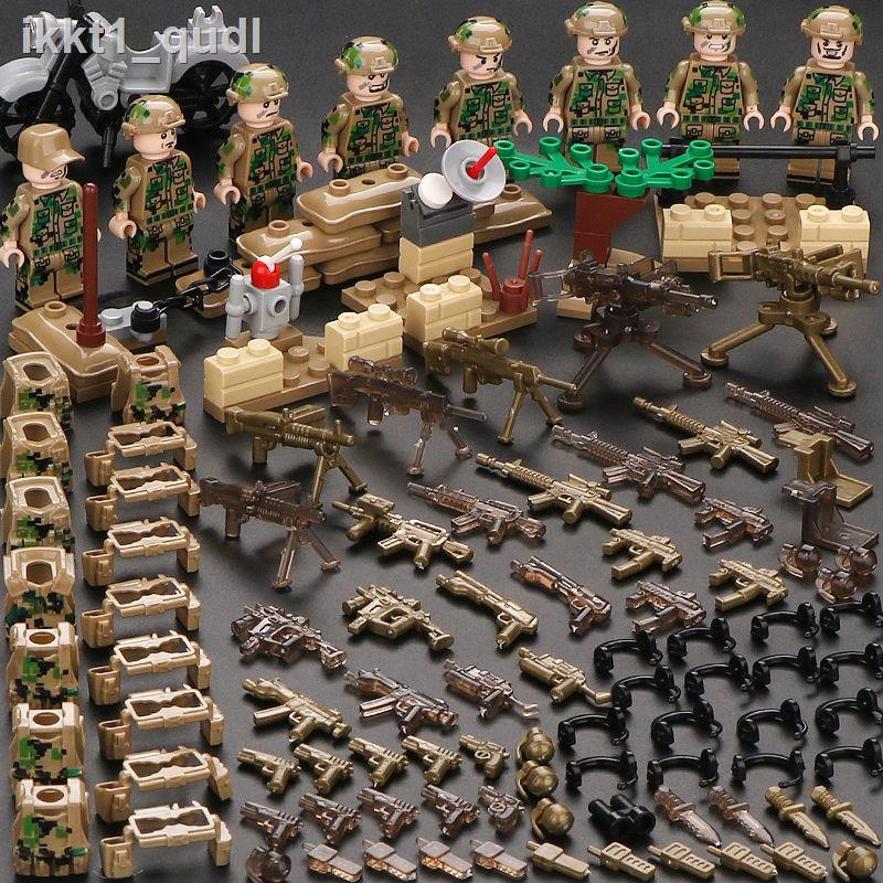 MTương thích với các khối Lego, lực lượng đặc biệt, nhân vật phản diện, bé trai, quân sự mini, trẻ em, xếp hình lắp ráp