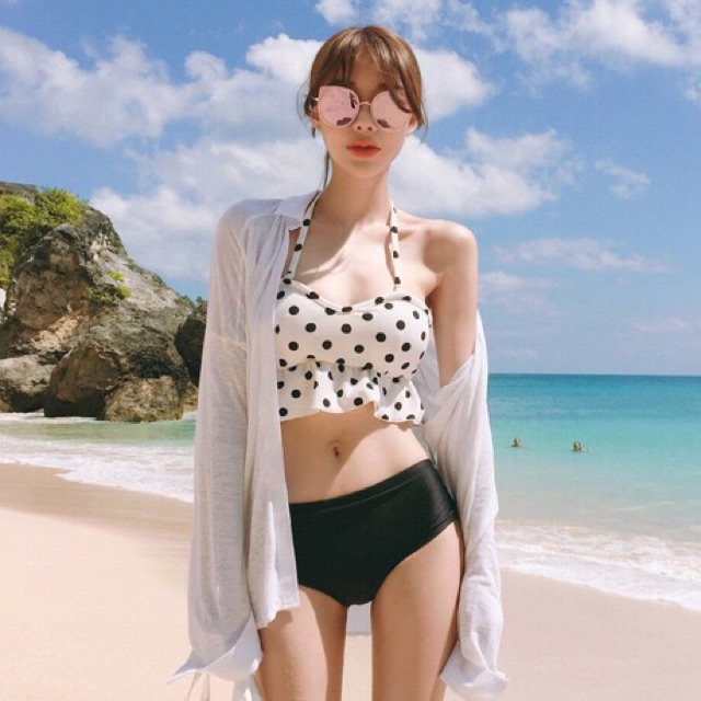 Bikini Chấm Bi POLKA DOT Siêu Đẹp (Có clip+ảnh thật)