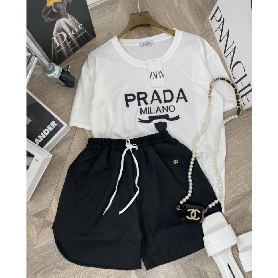 [ 𝐅𝐑𝐄𝐄 𝐒𝐇𝐈𝐏 ]   BỘ ĐÙI NỮ PRA NGẮN TAY MIX QUẦN SHORT ĐÙI