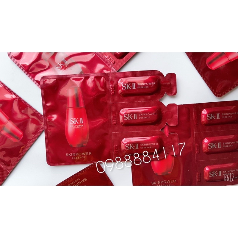 SKII SKINPOWER ESSENCE -TINH CHẤT TRẺ HOÁ/ MỜ THÂM NÁM, TRẮNG DA - GENOPTICS SPOT/ GENOPTICS AURA GÓI MINI SAMPLE