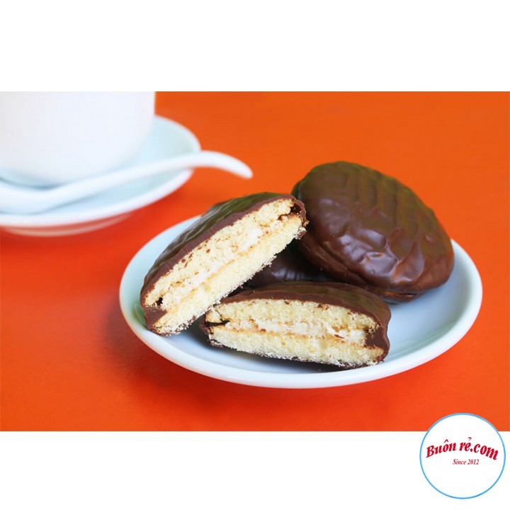 (1 chiếc) Bánh Chocopie 3 hương vị thơm ngon bổ dưỡng lợi khuẩn (truyền thống, sữa chua, trà xanh) 01001