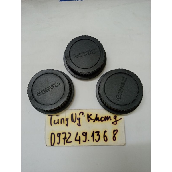 3 bộ nắp thân máy+nắp sau lens ngàm Canon EOS