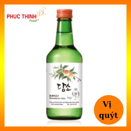 Soju Damso Hàn Quốc Vị Quýt Jeju 360ml
