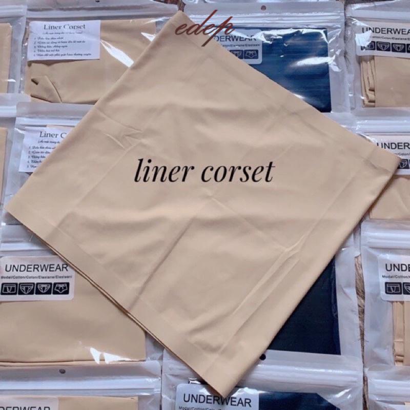 Áo lót corset Liner mặt trong latex sline ( Áo lót mặc trong gen bụng cao cấp chống hằn ngứa)