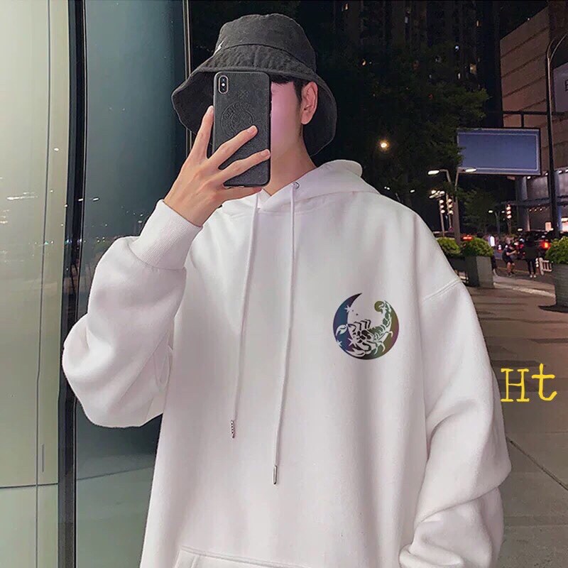 áo hoodie phản quang 7 màu in cung Hồ Cáp bọ cạp