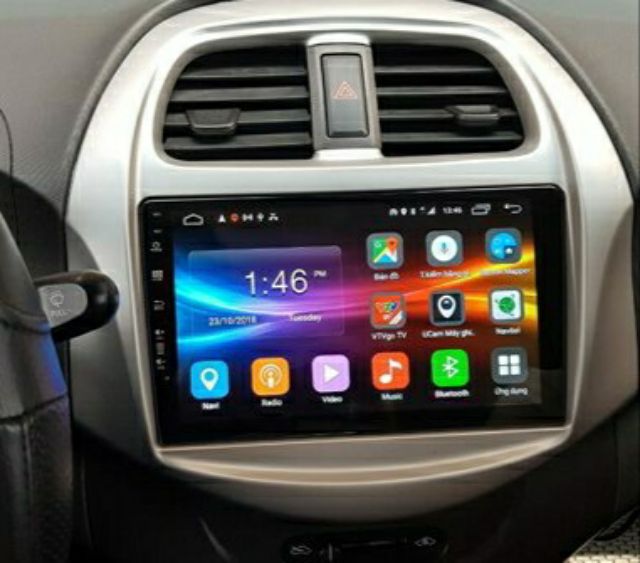 Màn hình android 9 inch chevrolet spark
