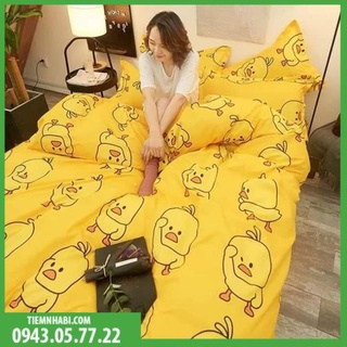 Ga gối Poly Cotton - Bộ Drap Ga Giường Mẫu Đẹp (Được chọn mẫu - Gồm 1 Ga + 2 Vỏ gối nằm)