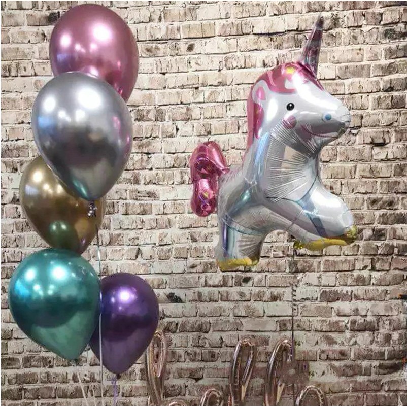 Bong bóng siêu nhũ  trang trí sinh nhật Hot Trend  Phụ kiện sinh nhật happy birthday
