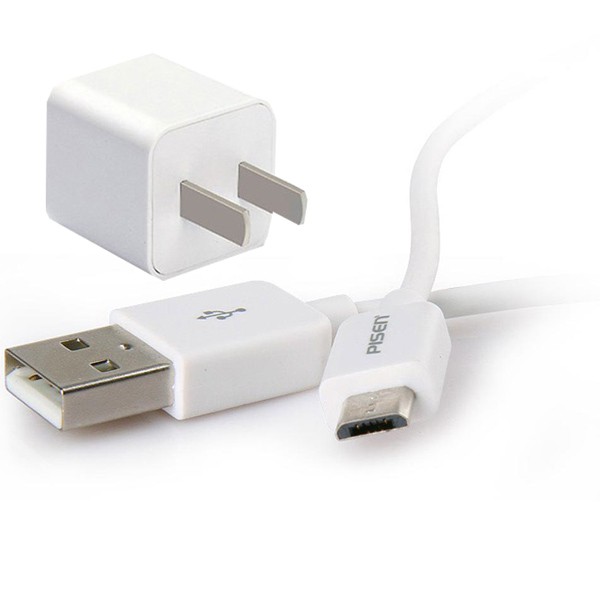 Combo Sạc Pisen I Charger 1A Micro - HÀNG CHÍNH HÃNG