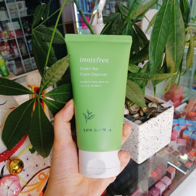 Sữa rửa mặt Innisfree trà xanh mẫu mới 2019