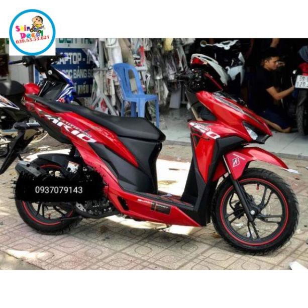 Tem rời vario 2018 dán xe đỏ