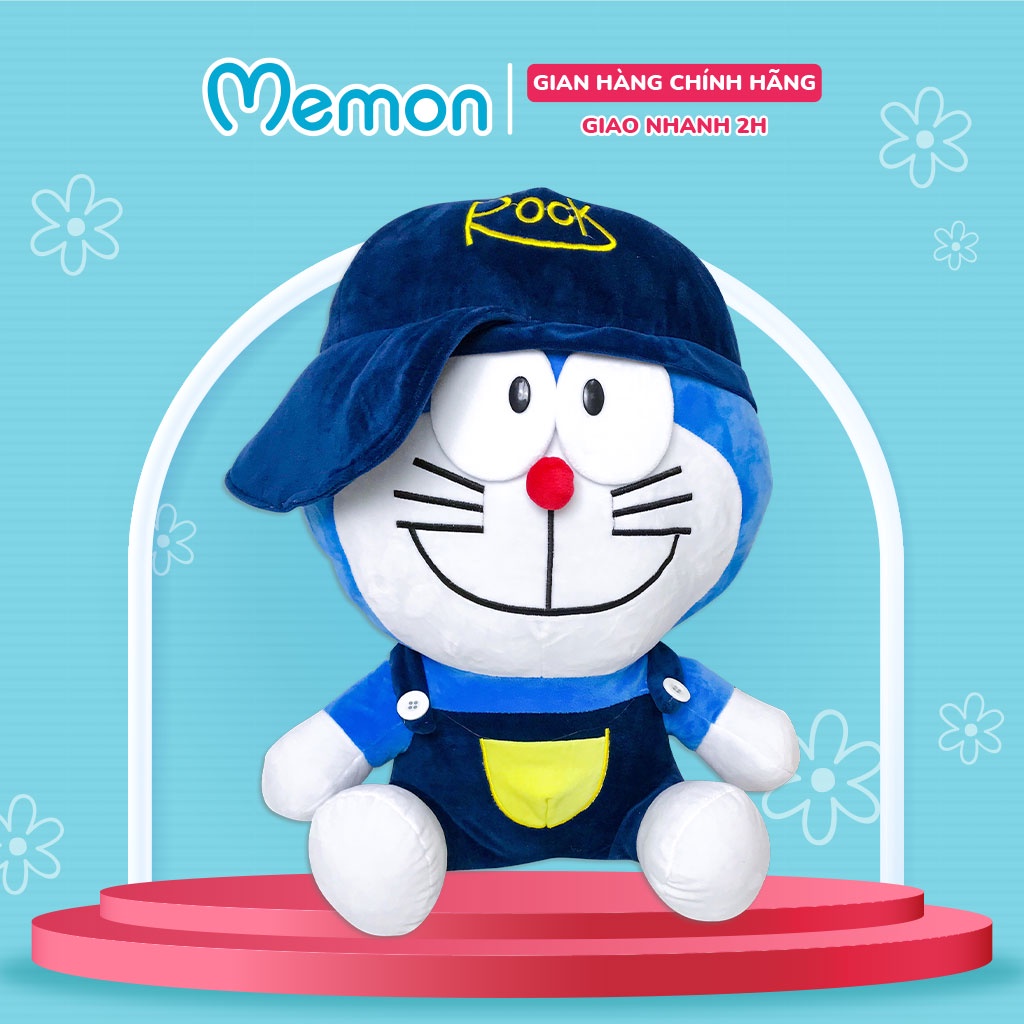 Gấu Bông Doraemon Mũ Cao Cấp Memon
