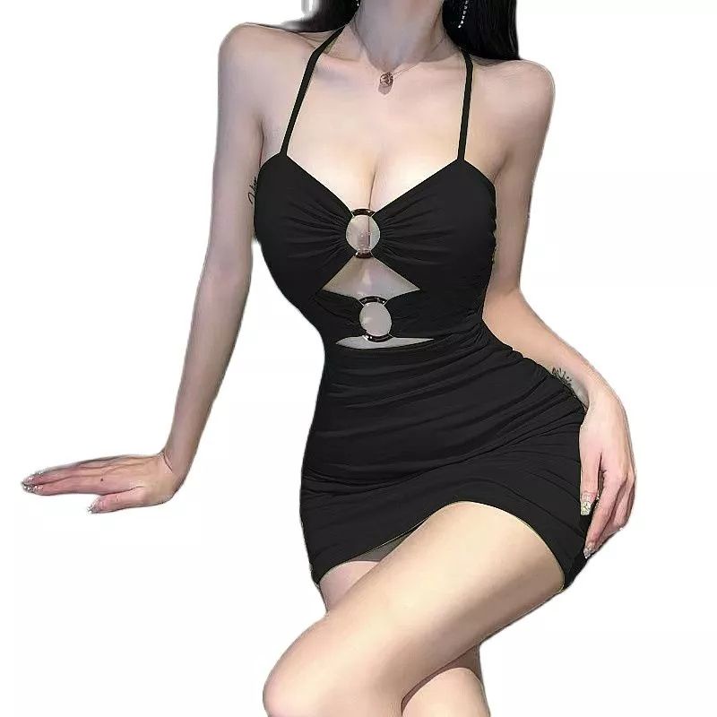 Đầm body đầm khoăn ngực hai dây tôn dáng ôm body cực cháy 89 Giá sỉ Fire.vn