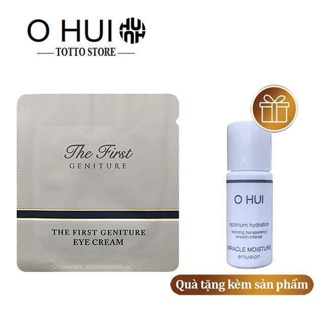 [30 gói] Kem dưỡng vùng mắt Ohui The First Geniture Eye Cream 1mlx30 - Kem mắt Ohui