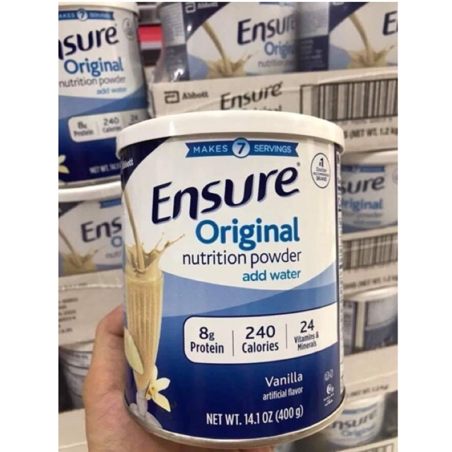 Sữa Ensure xách tay từ Mỹ