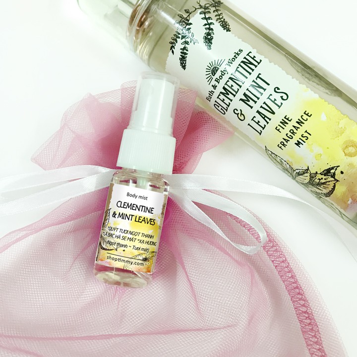 Xịt thơm mini body mist 20ml 30ml- Bath and Body Works (nhóm 3) | BigBuy360 - bigbuy360.vn