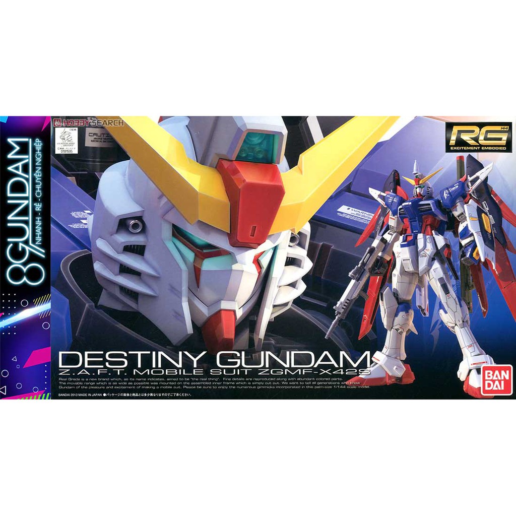 Mô Hình Lắp Ráp Gundam RG Destiny