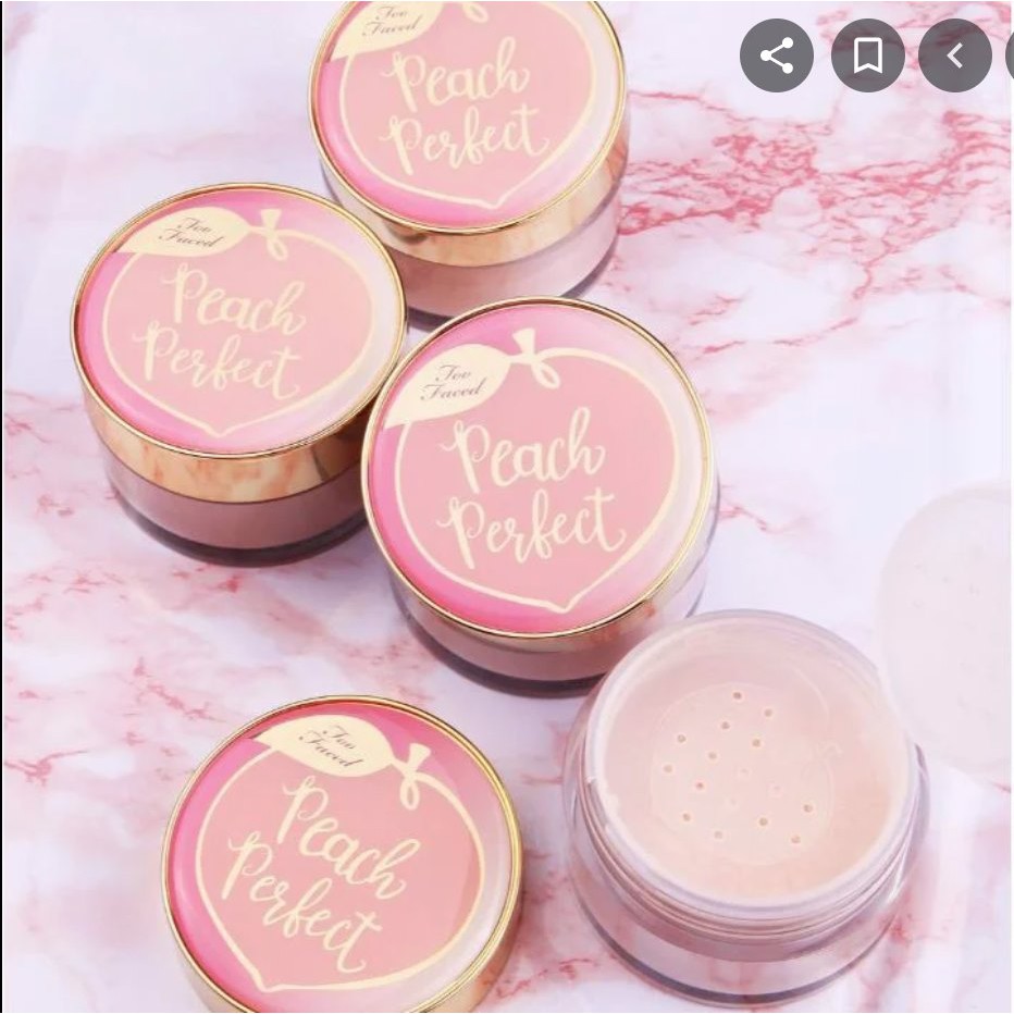Phấn phủ bột Too Faced Peach Perfect Mattifying Loose | BigBuy360 - bigbuy360.vn