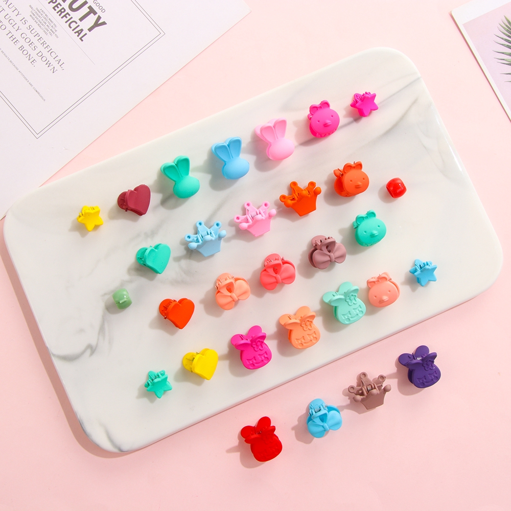 CLEVER 10/20/30Pcs Fashion Women Hair Styling Tool Hair Accessories Kids Baby Girls Mini Claw Hair Clips