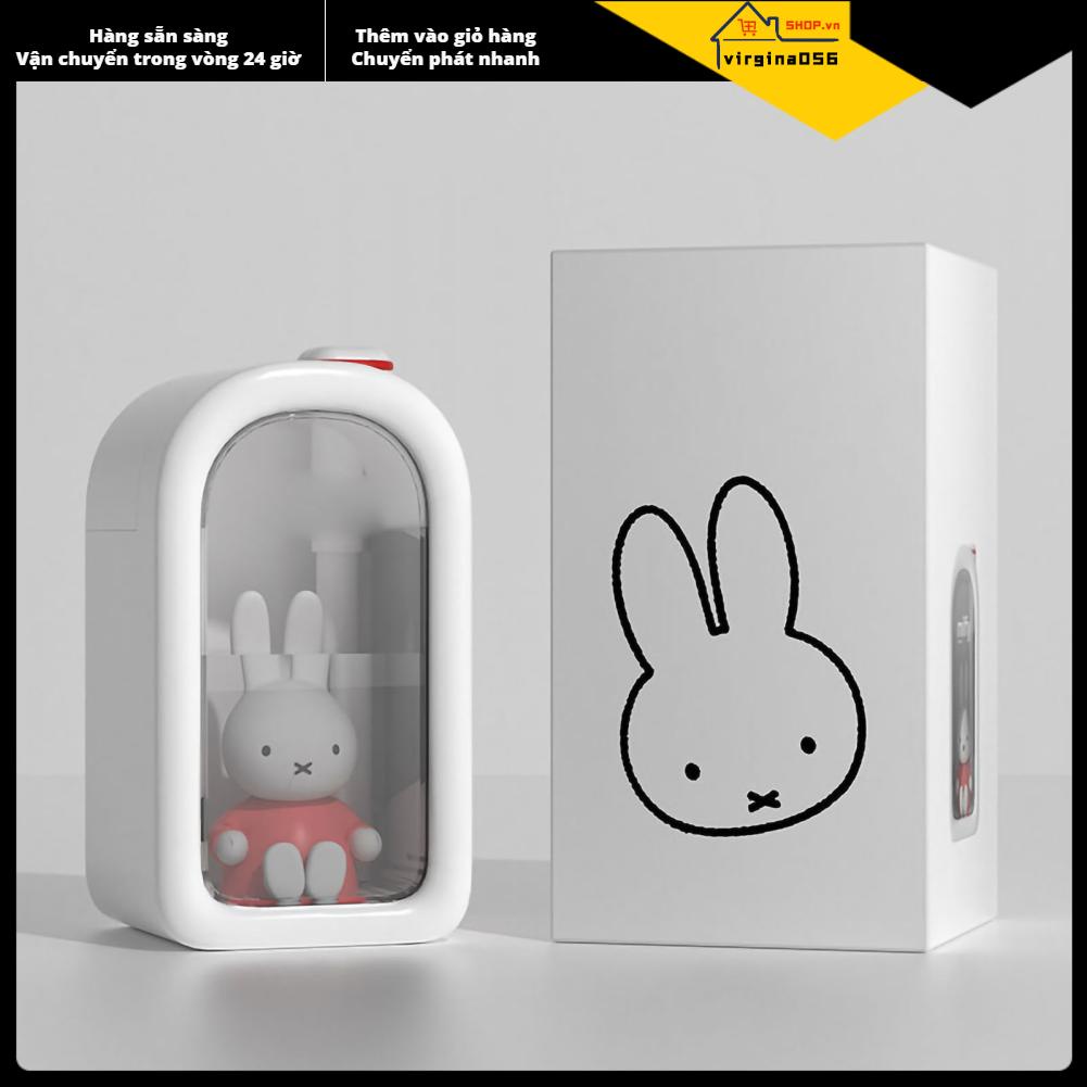 Virgina056 Máy tạo độ ẩm nhỏ Búp bê thỏ phun sương mát mẻ cho hộ gia đình em bé im lặng văn phòng ngủ