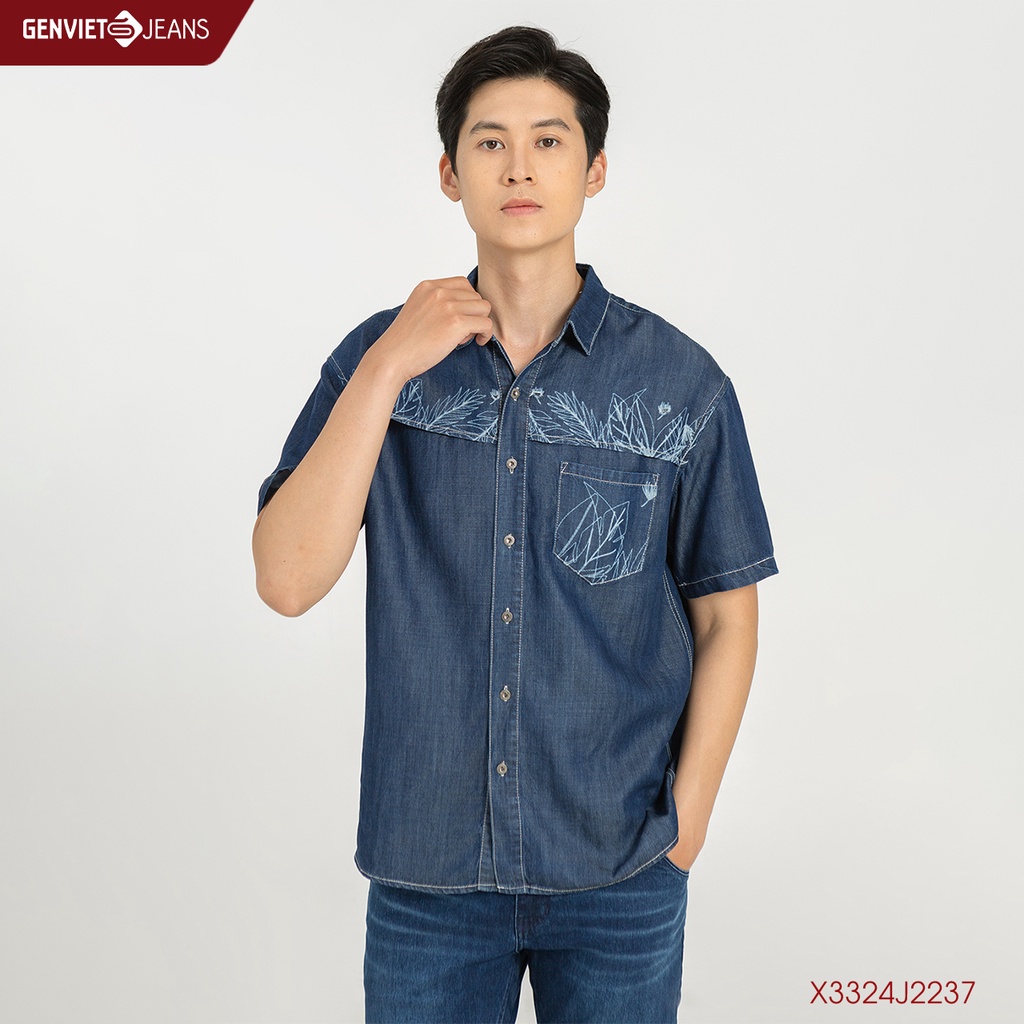 Áo Sơmi Jean Genviet Gia Đình X3324J2237
