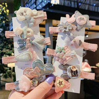 FREESHIP 99K SET KẸP TÓC CHO BÉ GÁI ( Set 6 kẹp )