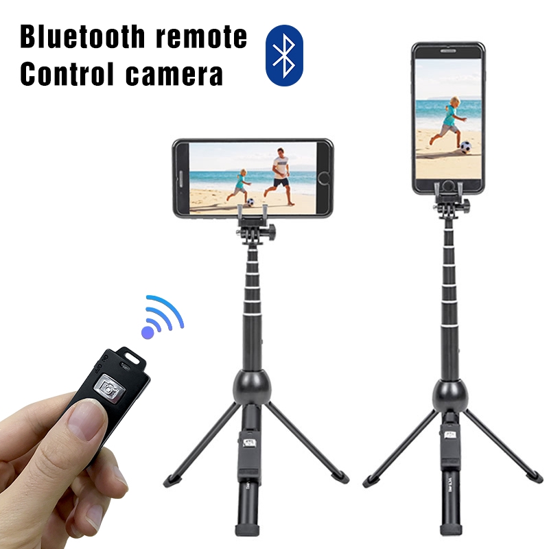 Gậy Chụp Ảnh Selfie Xoay 360 Độ Kết Nối Bluetooth Cho Android Iphone