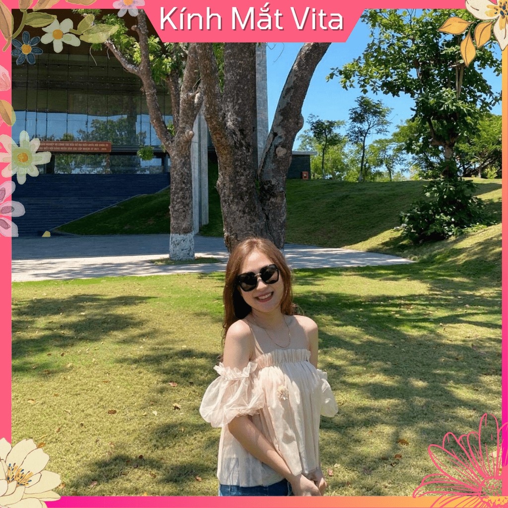 Kính Mát Nữ Shopvita Kính Râm Thời Trang Kính Chống Tia UV Kính Chống Nắng Bảo Vệ Mắt- VT6 | BigBuy360 - bigbuy360.vn