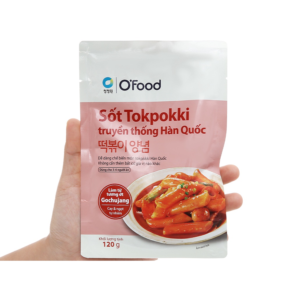 Sốt nấu Tokpokki truyền thống O'food Hàn Quốc 120G