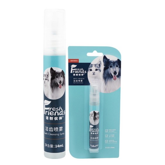 [Mã PET50K giảm Giảm 10% - Tối đa 50K đơn từ 250K] Xịt Thơm Miệng FRESH FRIENDS 14ml Dành Cho Chó Mèo - PET 2021