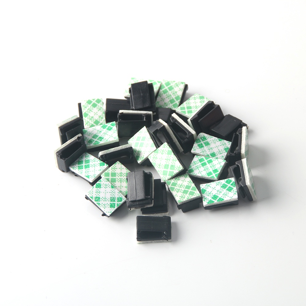 Set 50 Kẹp Cố Định Dây Cáp / Thiết Bị Định Vị GPS Tự Dính Cho Xe Hơi