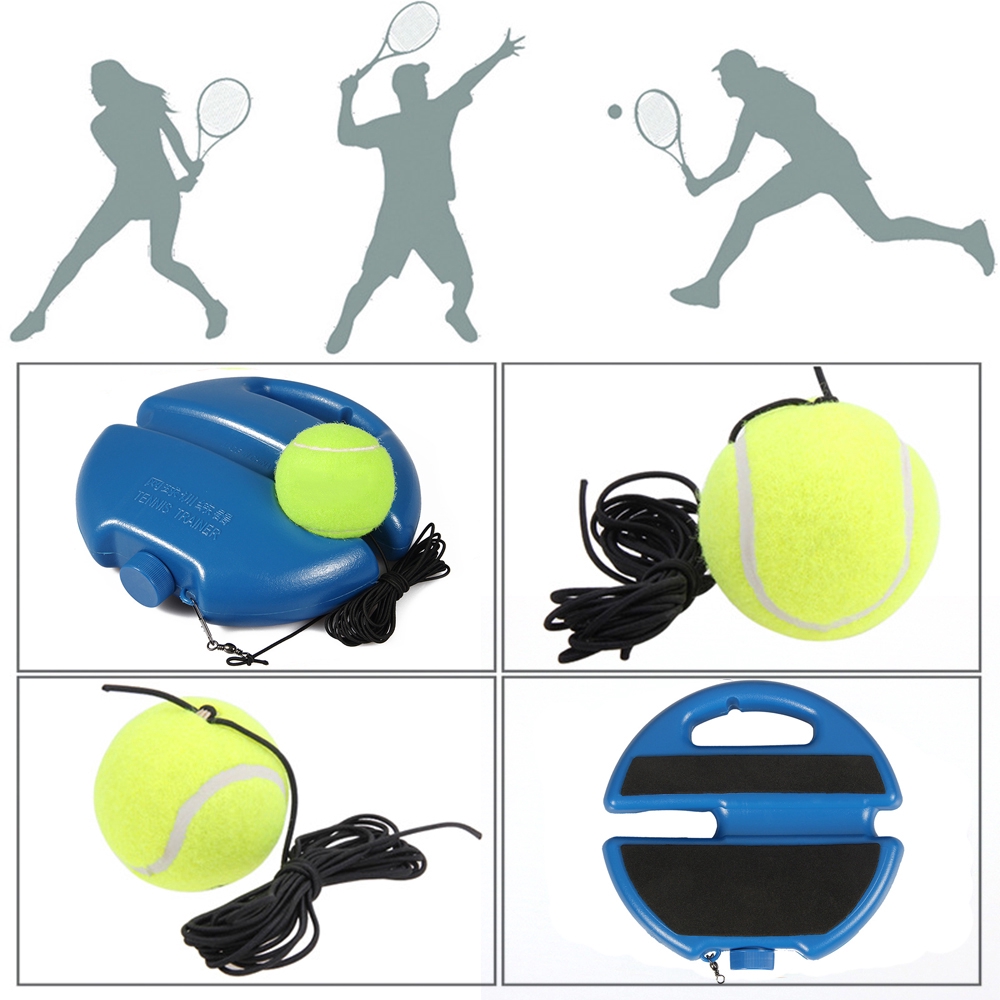 Dụng cụ tập luyện chơi tennis tại nhà với quả bóng gắn dây tiện dụng