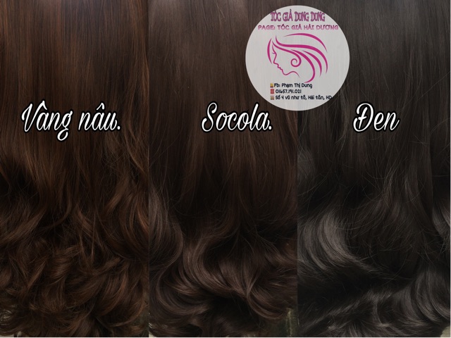 Ngoạm tóc giả xoăn dài n255( ảnh thật)