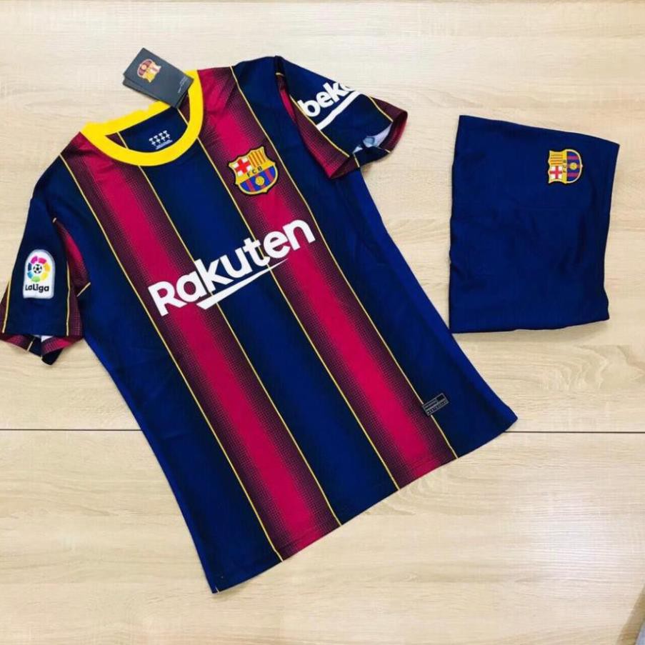 Áo bóng đá Barcelona cao cấp thun thái - bộ quần áo bóng đá nhiều màu đặt đội 0326304879