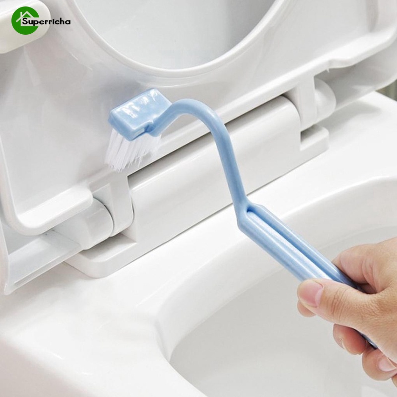 Bàn chải vệ sinh toilet hình chữ V nhỏ gọn tiện lợi