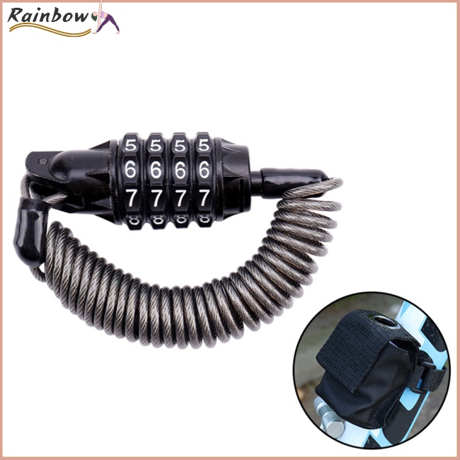 Khóa Mật Khẩu 4 Số Chống Trộm Đa Năng An Toàn Dành Cho Xe Máy / Xe Đạp