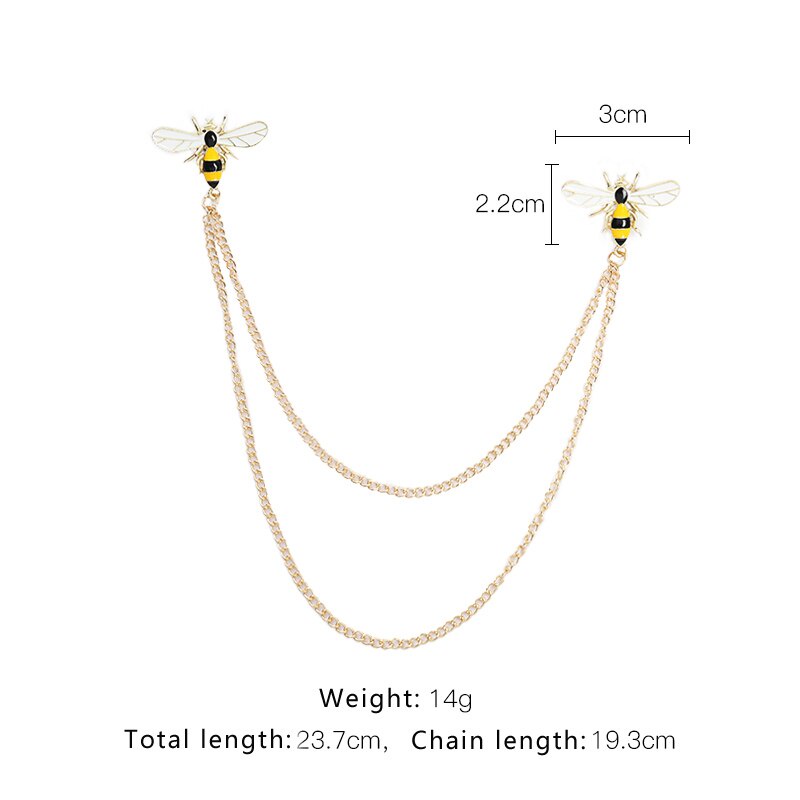 Ghim cài áo hình chú ong hoạt hình dễ thương cho bé