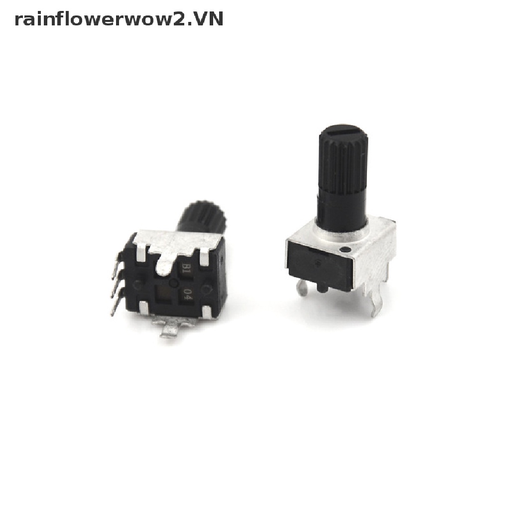 Bộ 10 Chiết Áp RV09 5-100K 12.5mm Trục 3 Chấu Có Thể Điều Chỉnh