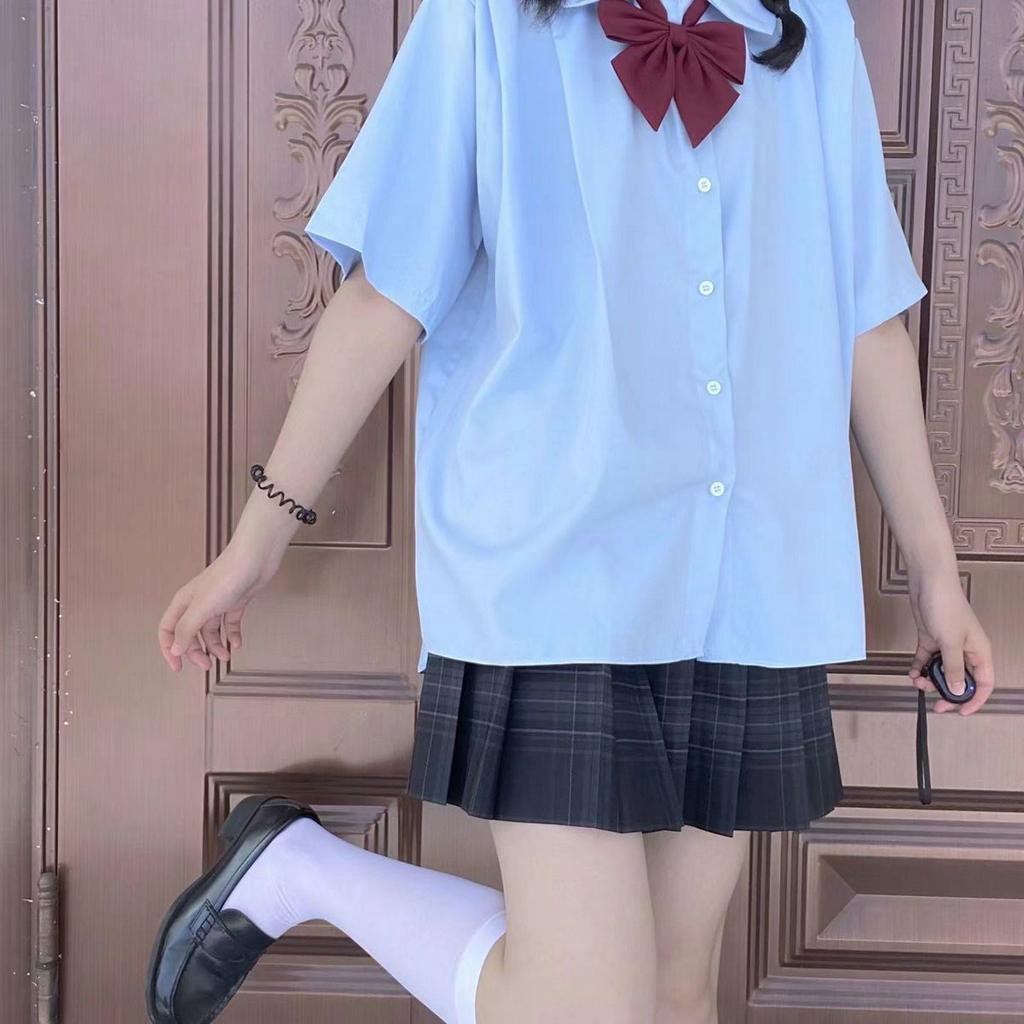 Áo Sơ Mi Nữ Tay Ngắn Dáng Rộng Phong Cách Hàn Quốc