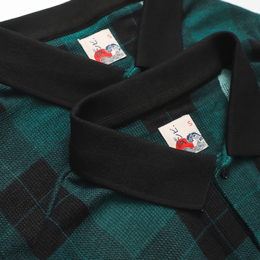 Áo Thun Polo Nam Có Cổ Kẻ Caro Xin Xanh Đen Tay Ngắn Vải Cotton Len Cap Cấp NUMBI PL002554 SOMEHOW | BigBuy360 - bigbuy360.vn