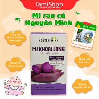 FamiShop Mì rau củ Nguyên Minh vị khoai lang hộp 300gram