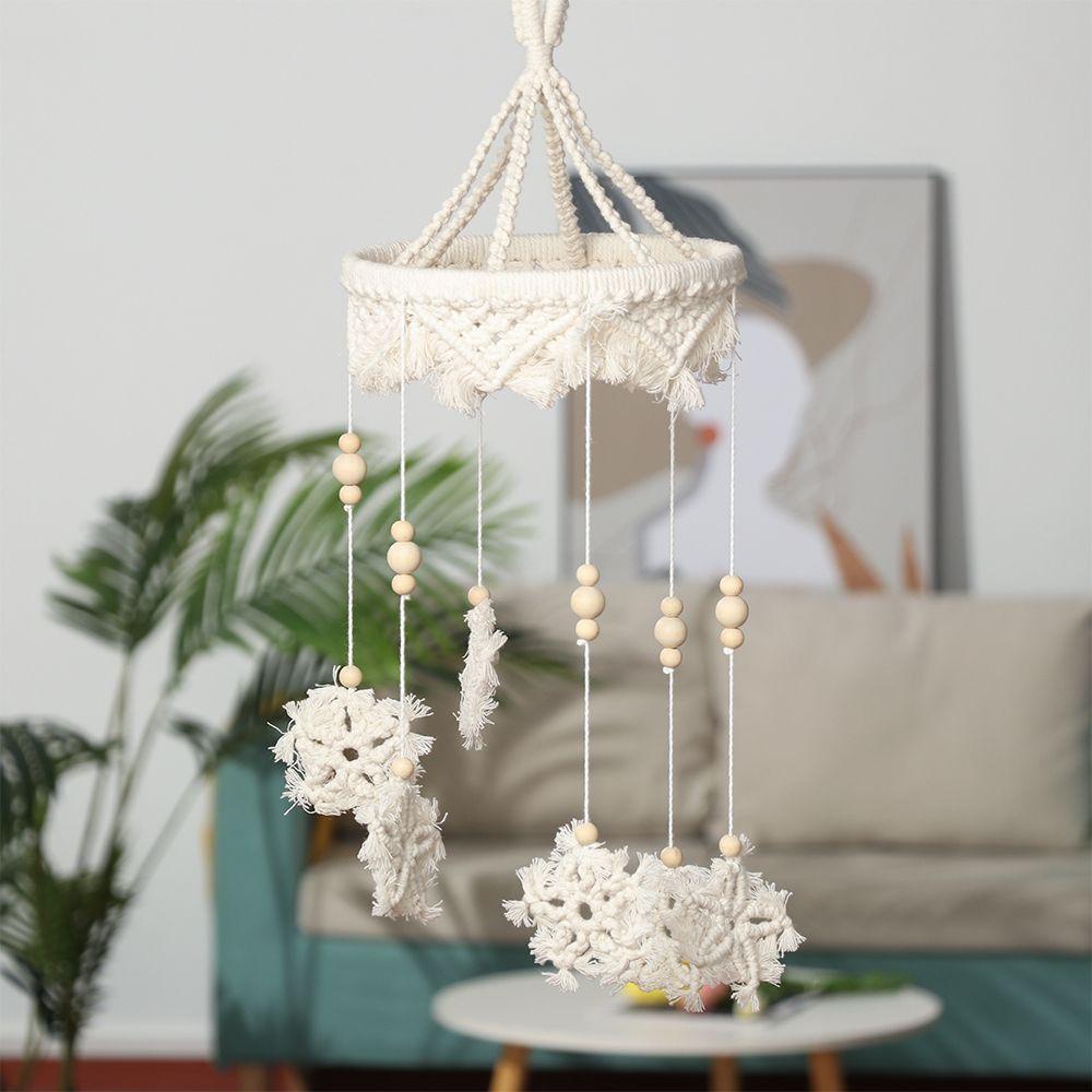 Chuông Gió Treo Tường Trang Trí Giáng Sinh|Lưới Bắt Giấc Mơ Bện Thủ Công