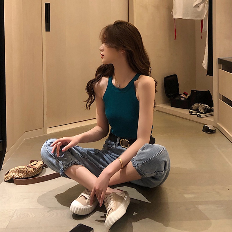 (Bán Buôn Sỉ) Áo ba lỗ crotop ôm thể thao mặc ở nhà mình gọn gàng thoải mái cực xinh T2